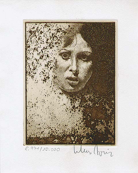  Mädchenkopf (aus Taschengraphik) 