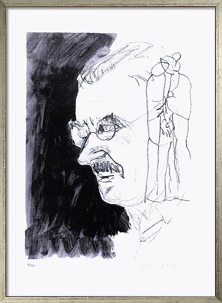  Bildnis Thomas Mann in Gedanken – Josef und seine Brüder 