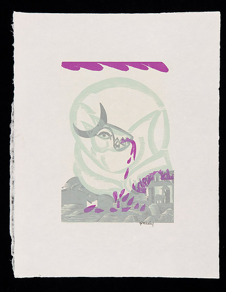  Hellas II (aus der Mappe »Hellas« mit 5 Holzschnitten) 