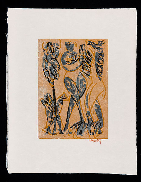  Aphrodite (aus der Mappe »Hellas« mit 5 Holzschnitten) 