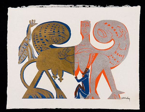  Für Johannes Poethen (aus der Mappe »Hellas« mit 5 Holzschnitten) 