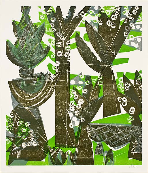  Im Gegenlicht (aus der Mappe »Baumblüte« mit 6 Holzschnitten) 