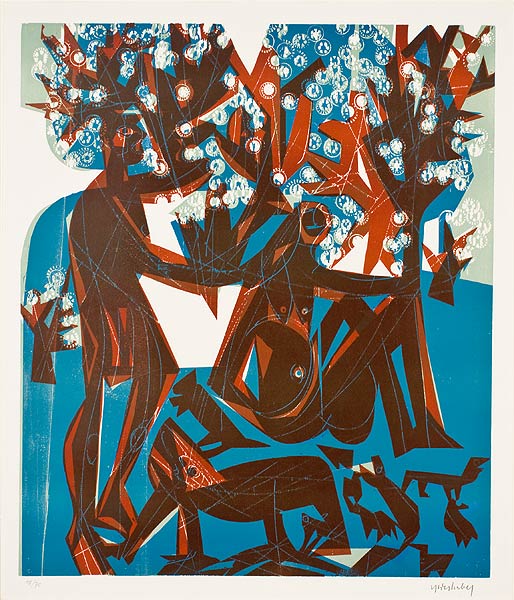  Frühling (aus der Mappe »Baumblüte« mit 6 Holzschnitten) 