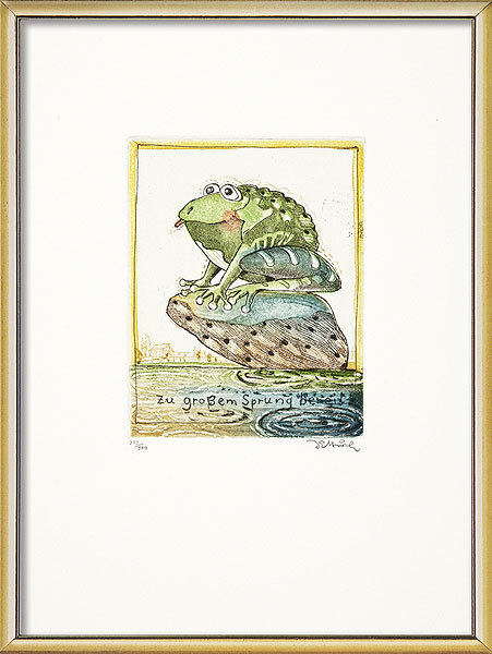  Zu großem Sprung bereit 