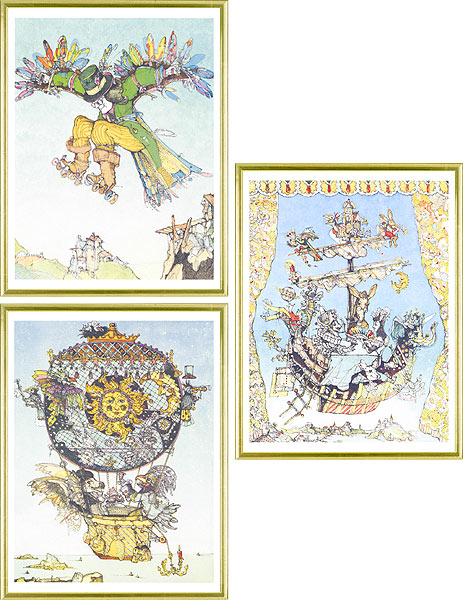  Durch die Lüfte - Mappe 