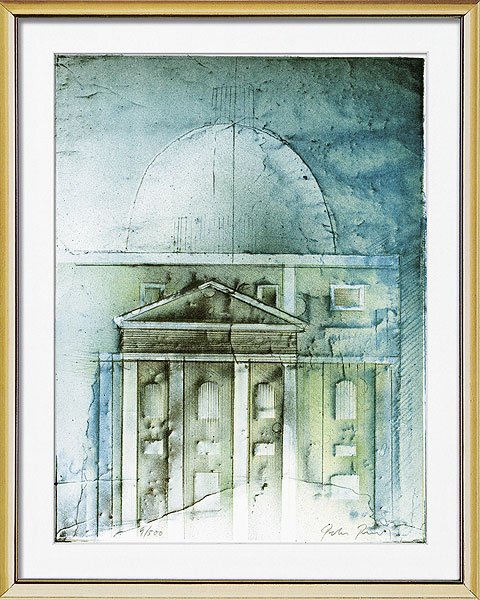  Hommage à Palladio (aus der Mappe »Römische Reise« mit 3 Lithografien) 