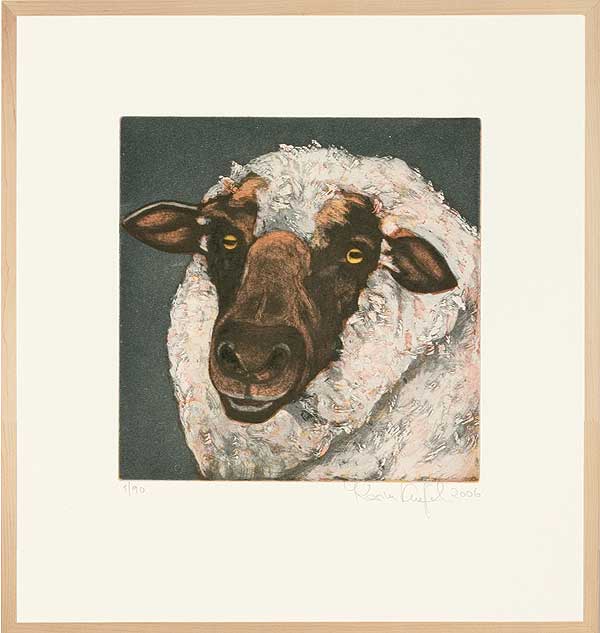  Tierkopf (Schaf braun) 