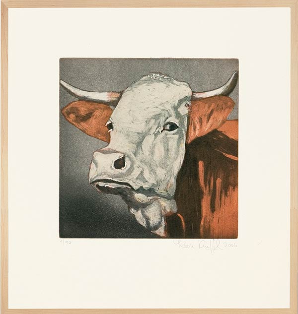  Tierkopf (Kuh braun) 