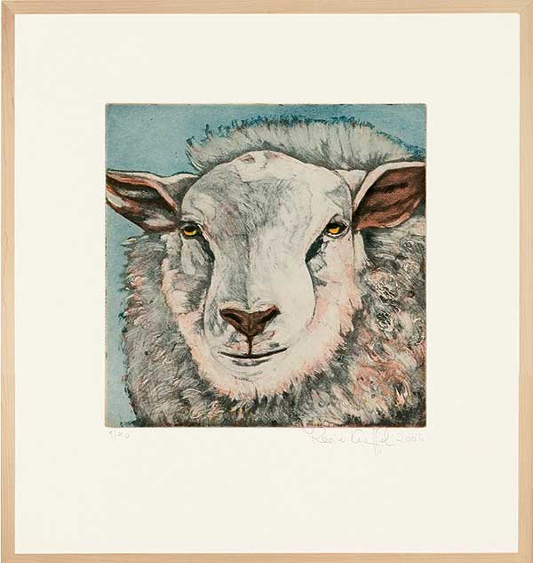  Tierkopf (Schaf weiß) 