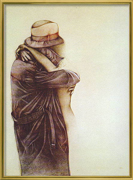  Zärtlichkeit (aus der Mappe mit 4 Blättern) 