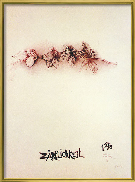  Zärtlichkeit (aus der Mappe mit 4 Blättern) 