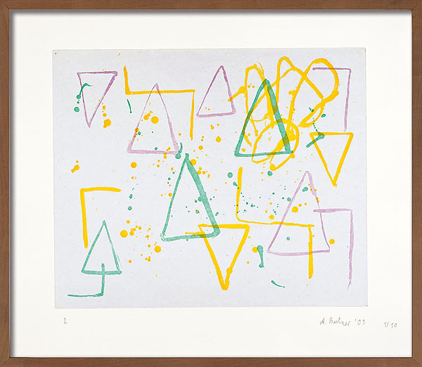  Bunte Dreiecke (aus 'Landmappe') 