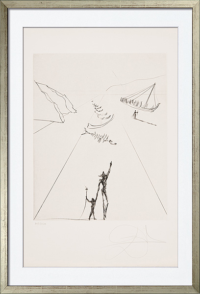  Der alte Mann und das Meer (aus der Mappe mit 6 Grafiken) 