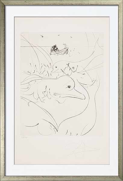  Der alte Mann und das Meer (aus der Mappe mit 6 Grafiken) 