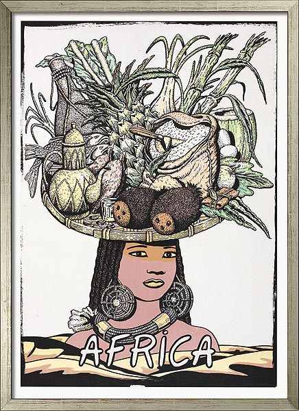  Africa (aus der Lithografie-Folge Fünf Kontinente) 