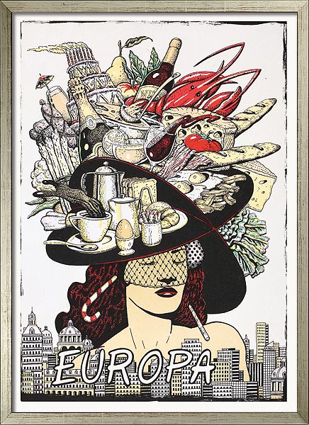  Europa (aus der Lithografie-Folge Fünf Kontinente) 