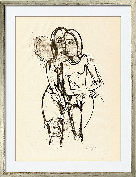  Zwei Mädchen mit Sonne 