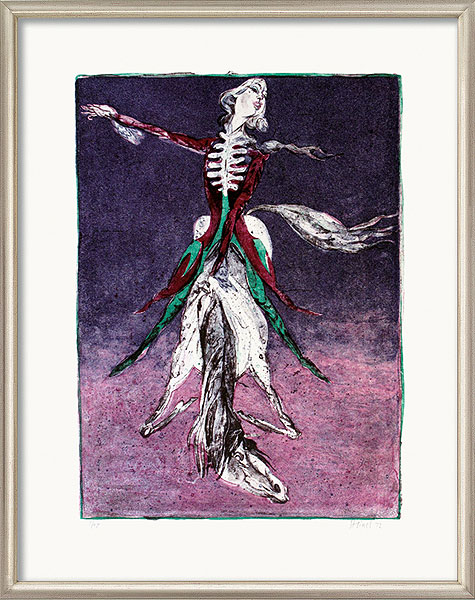  Pferde (Blatt 6 aus der Litho-Mappe `Pferde Pferde´) 