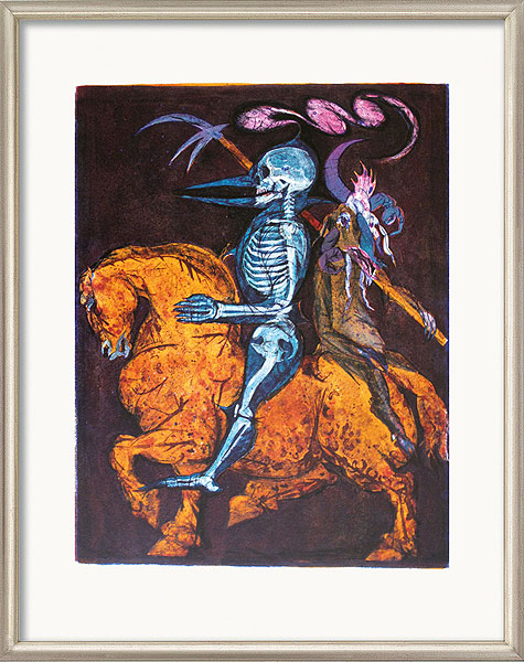  Pferde (Blatt 5 aus der Litho-Mappe `Pferde Pferde´) 