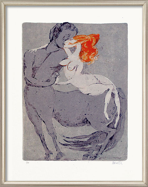  Pferde (Blatt 1 aus der Litho-Mappe `Pferde Pferde´) 