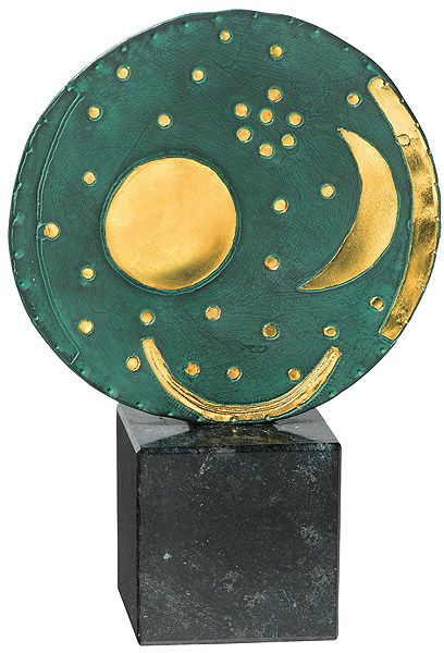  Skulptur „Himmelsscheibe von Nebra“ 