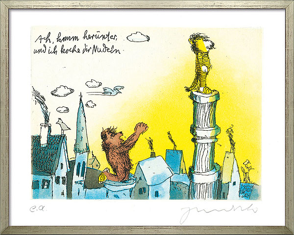  Ach, komm herunter, und ich koche dir Nudeln 